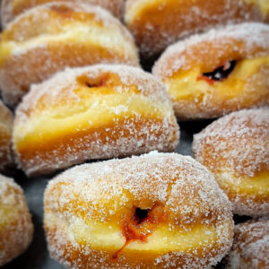 Raspberry Paczki Donuts 6 Pack