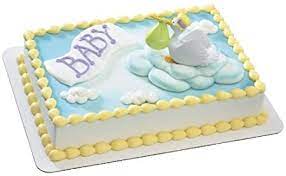 New Baby Stork Delivery Theme Cake