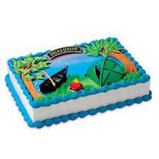 Outdoor Sports Camping Theme Cake