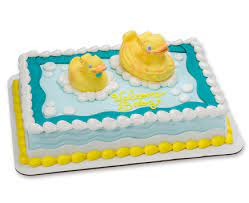 New Baby Rubber Ducky Theme Cake