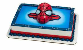 Superhero Spiderman Theme Cake