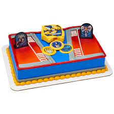 Superhero Transformers Theme Cake