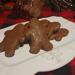 Mini Gingerbread Cookie 6 pack (6 hand cut uniced 'lil gingerbread men-a lovely hostess gift!)