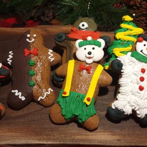 Gingerbread Man each (spiced gingerbread decorated with royal icing)