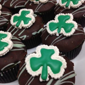 St. Patrick's Day Chocolate Cupcakes 6 pack