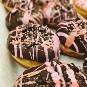 Valentine's Cookies 'n Cream Cream Filled Donuts 6 pack